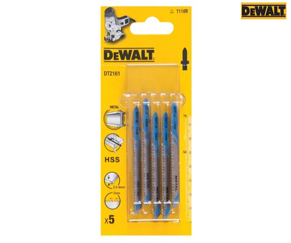 HSS Metal Cutting Jigsaw Blades Pack of 5 T118B - Image 2