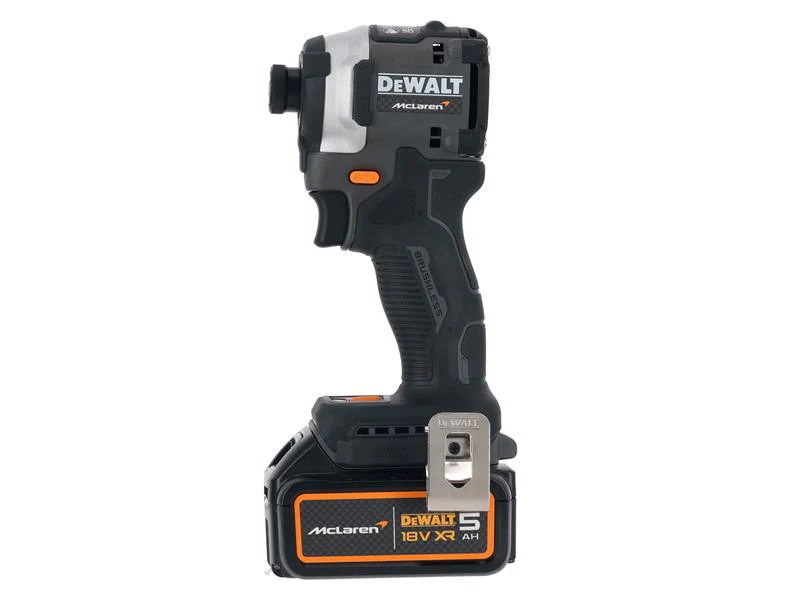 DeWALT Power Tools DCF85MP2T McLaren F1 XR Brushless 1/4in Impact Driver 18V 2 x 5.0Ah Li-ion - Image 2