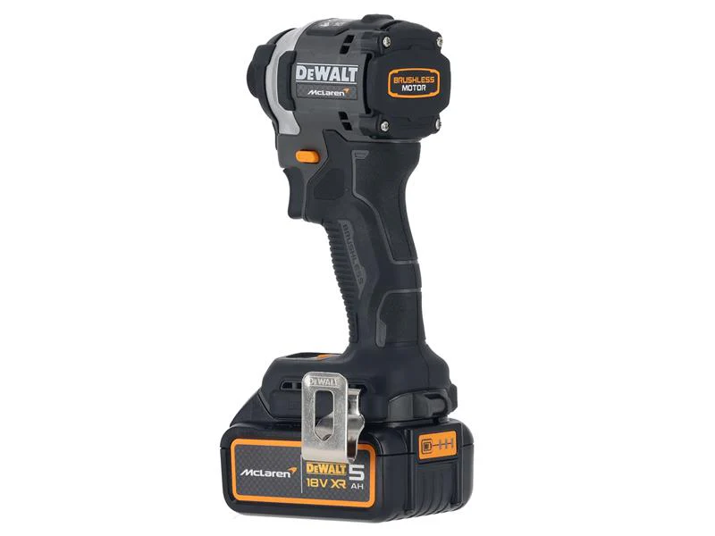 DeWALT Power Tools DCF85MP2T McLaren F1 XR Brushless 1/4in Impact Driver 18V 2 x 5.0Ah Li-ion - Image 3