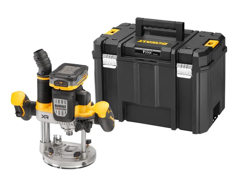 DeWALT Power Tools DCW620H2 1/2in Plunge Router 18V 2 x 5.0Ah POWERSTACK™ Li-ion - Image 2