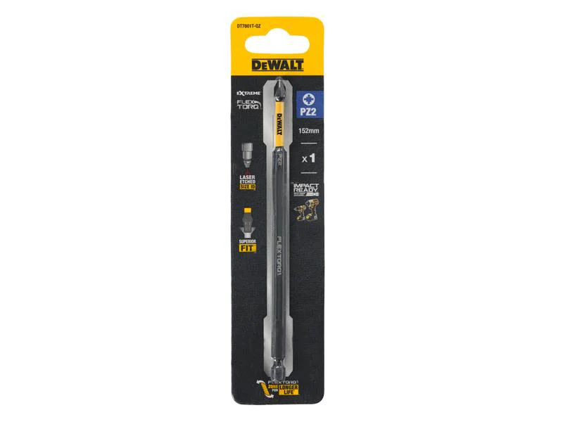 DeWALT Power Tools EXTREME FlexTORQ Bit PZ2 x 152mm - Image 2