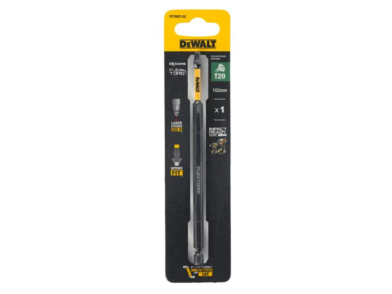 DeWALT Power Tools EXTREME FlexTORQ Bit T20 x 152mm - Image 2