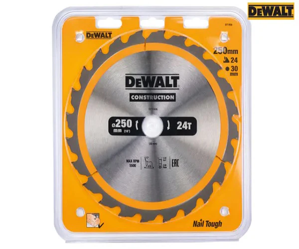 Stationary Construction Circular Saw Blade 250 x 30mm x 24T - Image 2