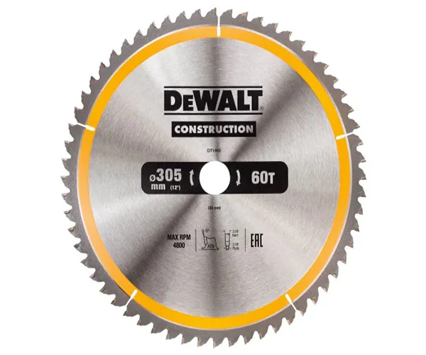 Stationary Construction Circular Saw Blade 305 x 30mm x 60T ATB/Neg