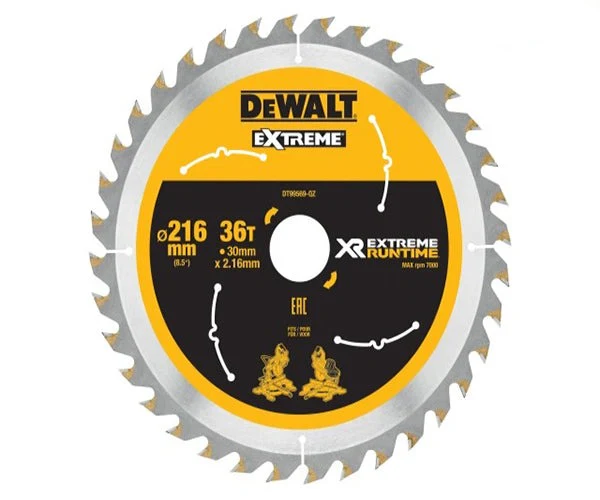 XR FlexVolt Circular Saw Blade 216 x 30mm x 36T