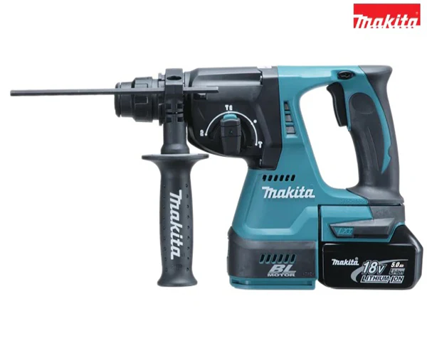 Makita DHR242RTJ SDS Plus BL Hammer Drill 18V 2 x 5.0Ah Li-ion