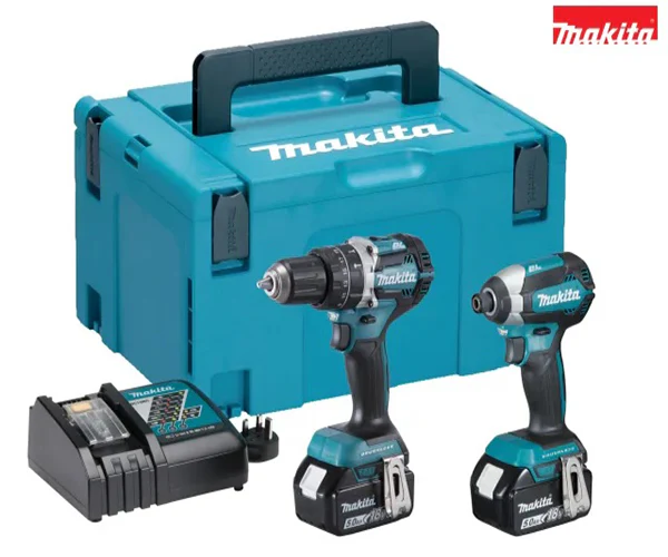 Makita DLX2180TJ Brushless Twin Pack 18V 2 x 5.0Ah Li-ion