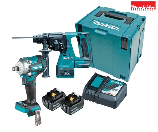 Makita DLX2372TJ Twin Pack 18V 2 x 5.0Ah Li-ion