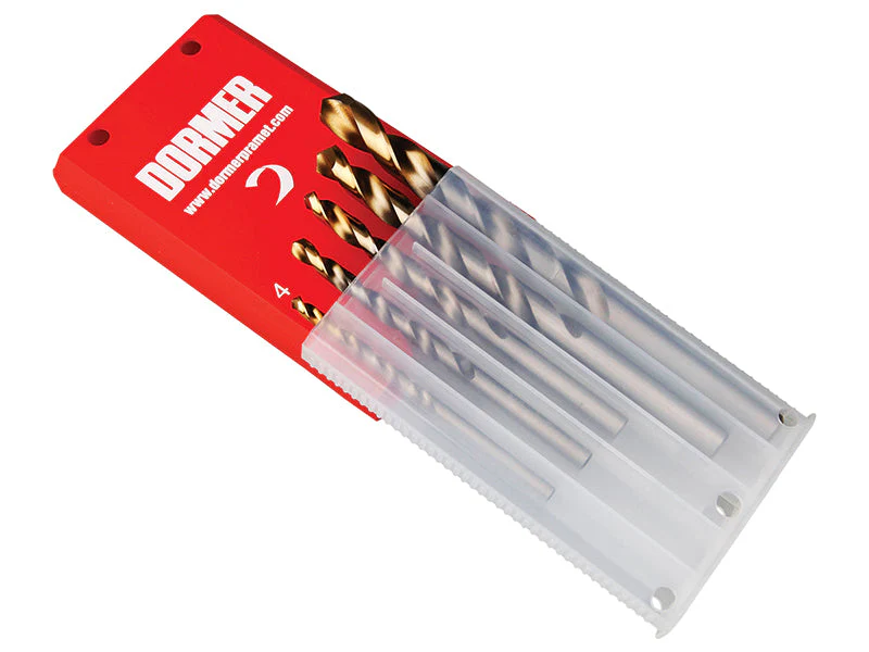 Dormer A08910 Set A002 HSS TiN Coated Jobber Drill Set of 5 4.0-10.0 - Image 2