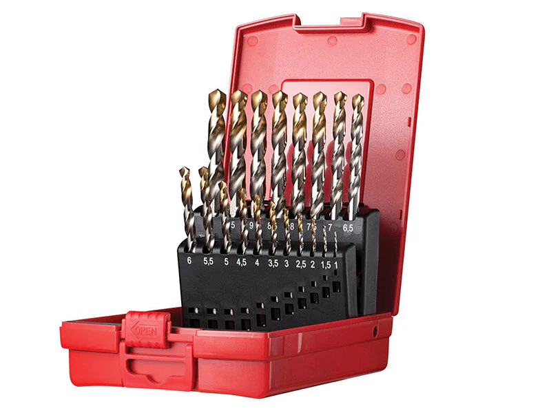 Dormer A095 Set 201 A002 HSS TiN Coated Jobber Drill Set of 19 1.0-10.0 x 0.5mm - Image 2