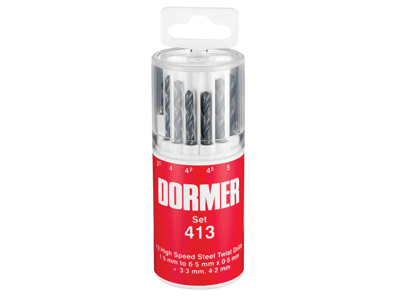 Dormer A191 No.413 Metric HSS Drill Set of 13 1.5-6.5 x 0.5mm - Image 2
