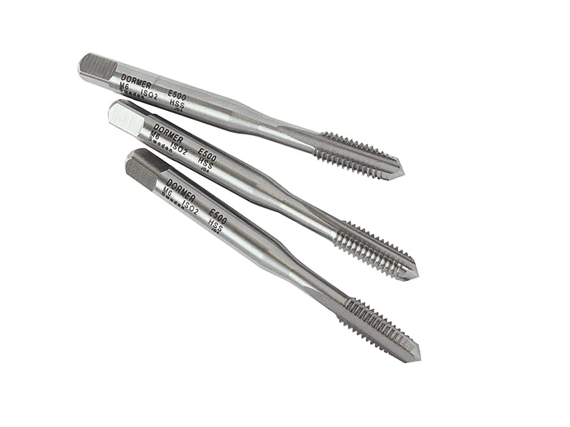 Dormer E500 HSS Coarse Tap Straight Flute 3mm Set of Three - Image 2