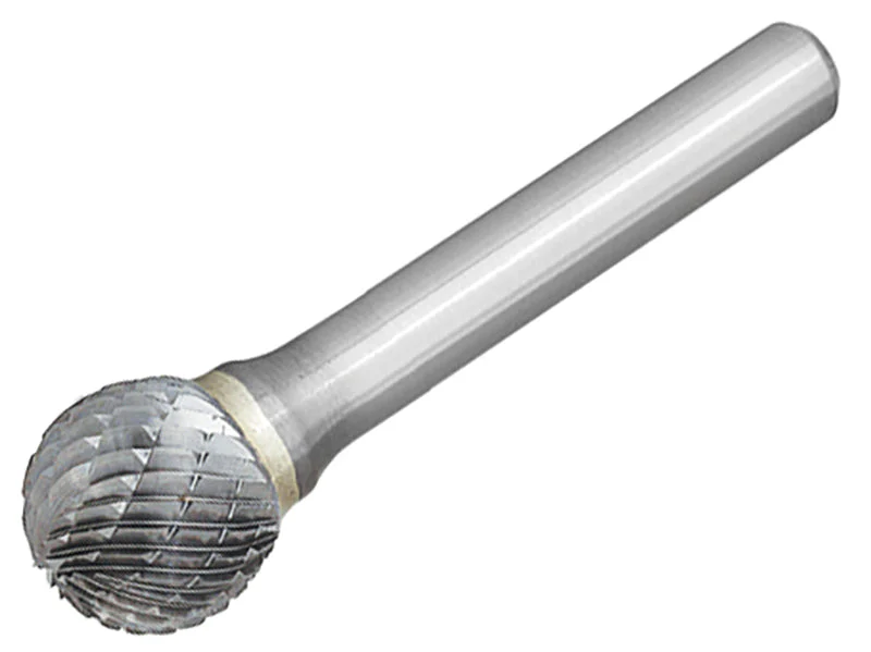 Dormer Solid Carbide Bright Rotary Burr Ball 9.6 x 6mm - Image 2