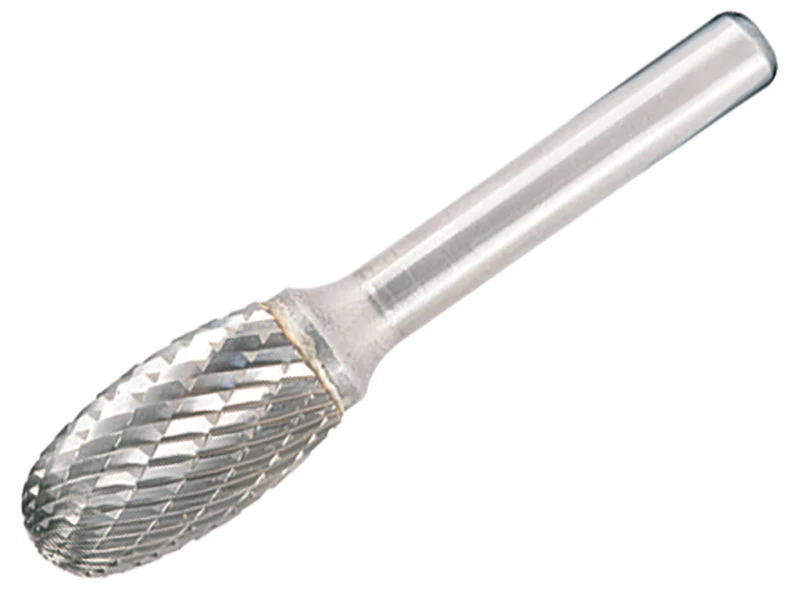 Dormer Solid Carbide Bright Rotary Burr Oval 12.7mm x 6mm - Image 2