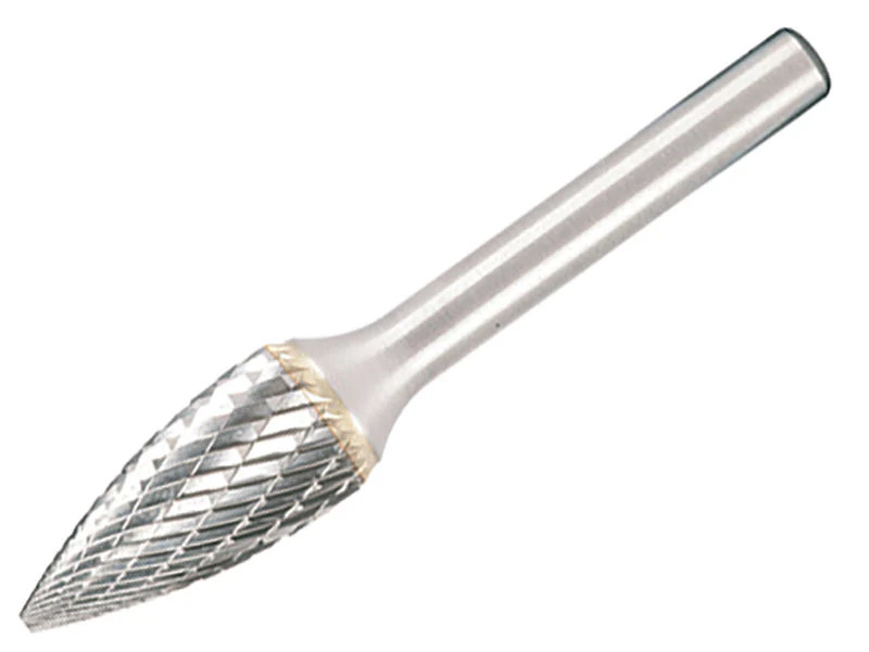 Dormer Solid Carbide Rotary Burr Bright Pointed Tree 6.3 x 3mm - Image 2