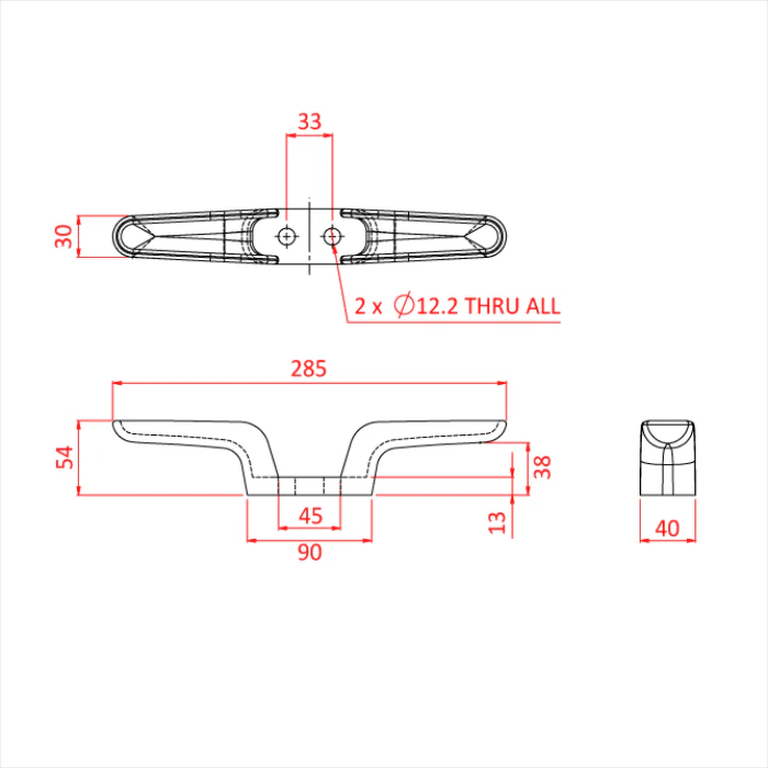 Doughty Flyrail Cleats - Image 10