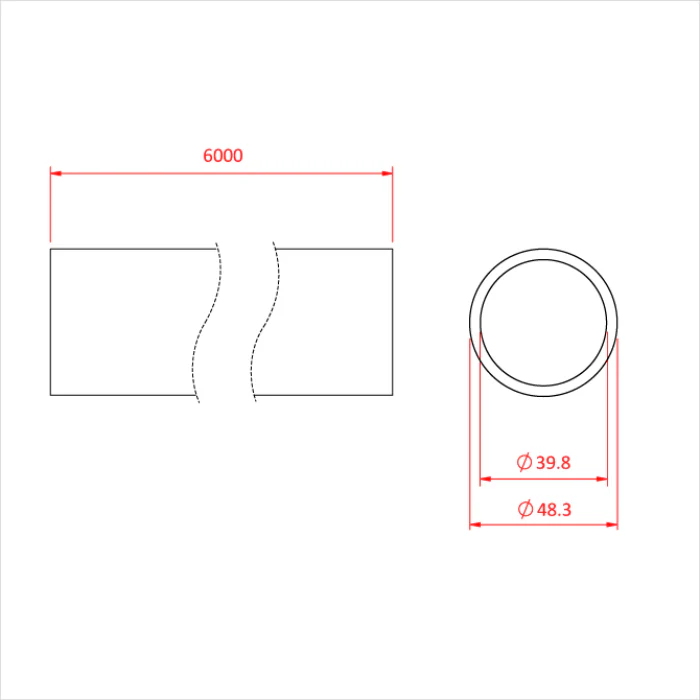 Doughty Galvanised Steel Tube - Image 2