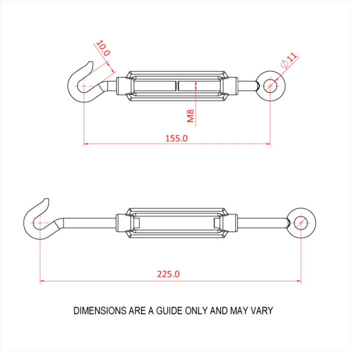 Doughty Hook and Eye Strainers - Image 2