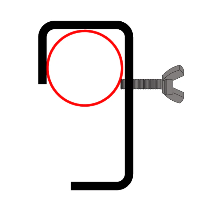 Doughty 60-75mm Hook Clamp (Steel) - Image 6