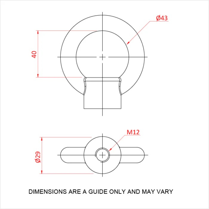 Doughty M12 Eye Nuts - Image 12