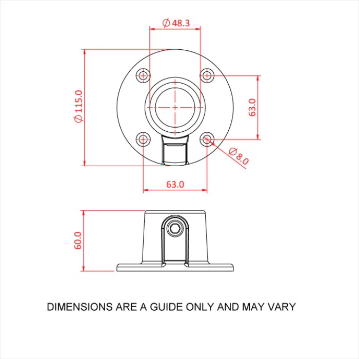 Doughty Pipeclamp Base Flange - Image 5