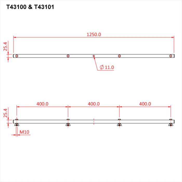 Doughty Lantern Tee Bar (Supplied with Lamp Fixings) - Image 11