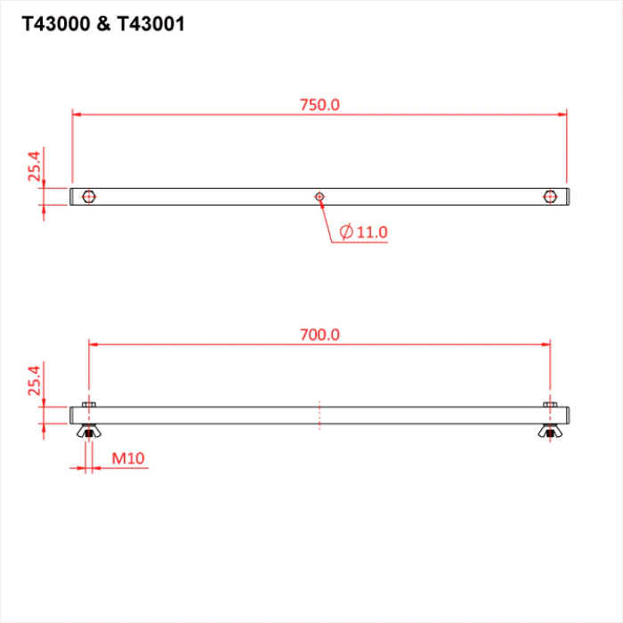 Doughty Lantern Tee Bar (Supplied with Lamp Fixings) - Image 18