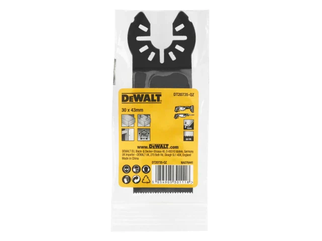 DEWALT DT20735 Wood & Nails Multi-tool Blade 30 x 43mm - Image 3