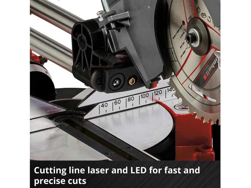 Einhell TE-SM 36/210 Li-Solo Power X-Change Sliding Mitre Saw 18V Bare Unit - Image 5