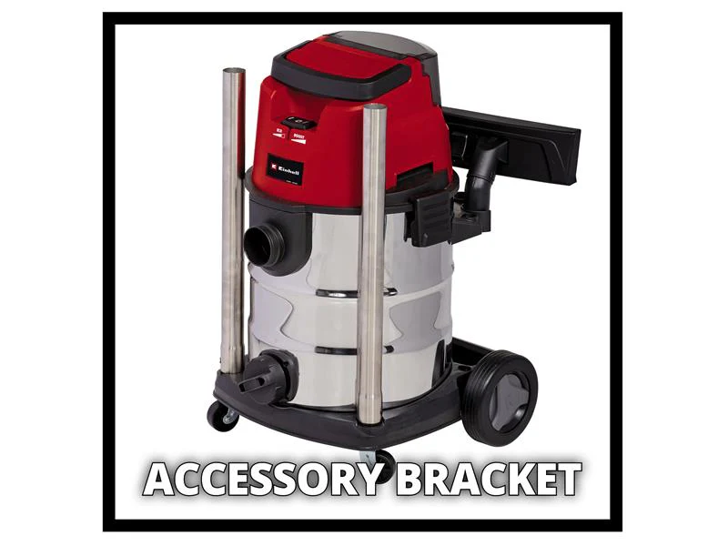 Einhell TE-VC 36/25 Li S-Solo Wet/Dry Vacuum Cleaner 36V (2 x 18V) Bare Unit - Image 4