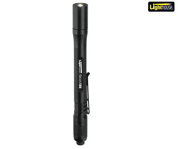Lighthouse Elite Focus100 LED Pen Torch 100/30 lumens - 2 x AAA - Image 2