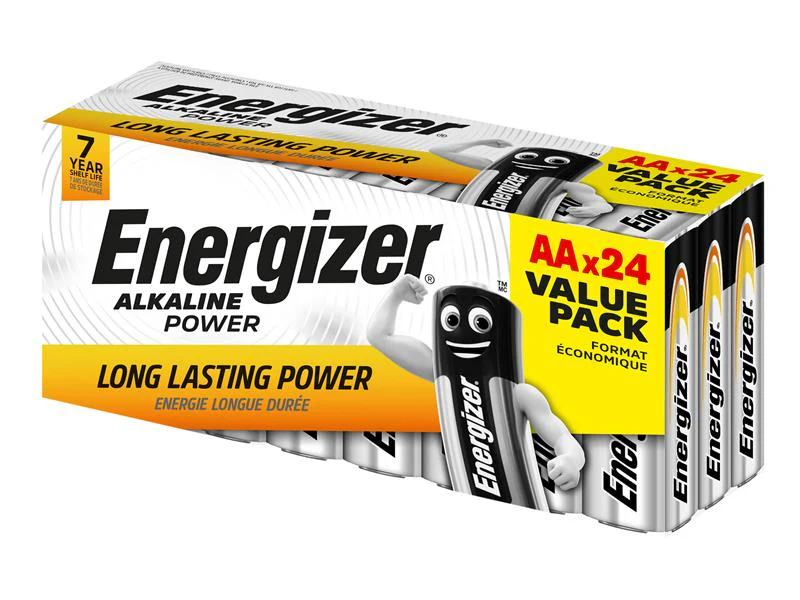 Energizer® AA Cell Alkaline Power Batteries (Pack 24) - Image 2