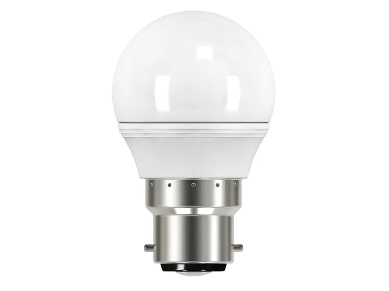 Energizer® LED BC (B22) Opal Golf Non-Dimmable Bulb, Warm White 470 lm 5.2W
