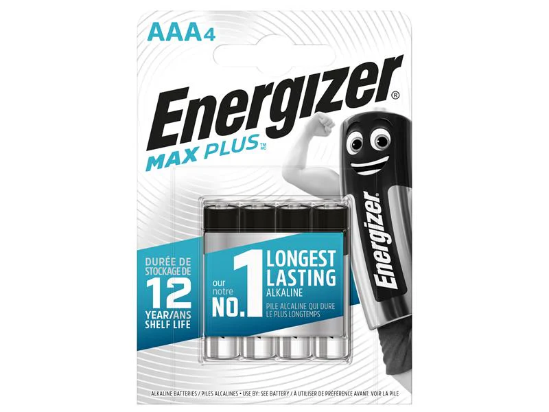 Energizer® MAX PLUS™ AAA Alkaline Batteries (Pack 4) - Image 2