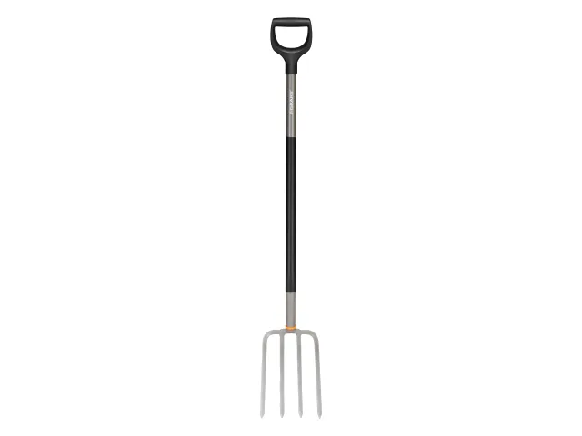 Fiskars Ergonomic Garden Fork Grey