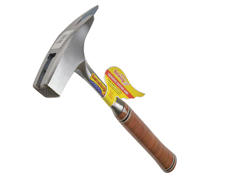 Estwing  E239MM Roofer's Pick Hammer Leather Grip - Milled Face