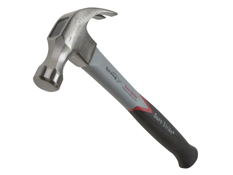 Estwing EMRF16C Surestrike Curved Claw Hammer Fibreglass Shaft 450g (16oz) - Image 2