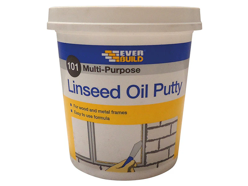 Everbuild 101 Multi-Purpose Linseed Oil Putty Natural 1kg - Image 2