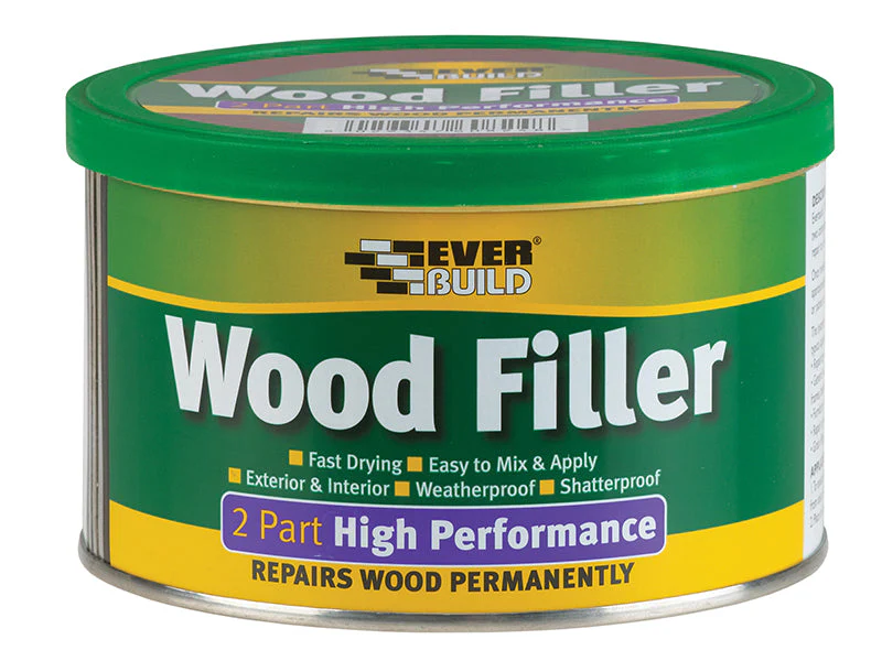 Everbuild 2-Part High-Performance Wood Filler Medium Stainable 500g - Image 2
