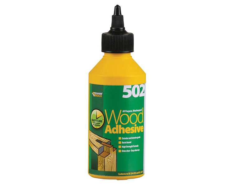 Everbuild 502 All Purpose Weatherproof Wood Adhesive 1 litre