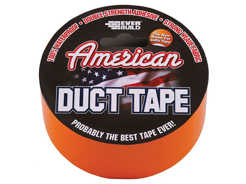 Everbuild  American Duct Tape 50mm x 25m Orange - Image 2