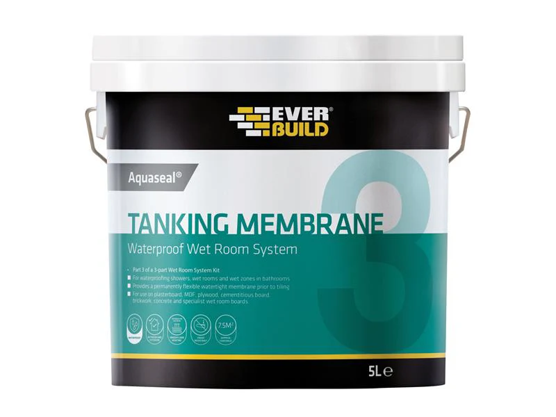 Everbuild  Aquaseal Waterproof Tanking Membrane 5 litre
