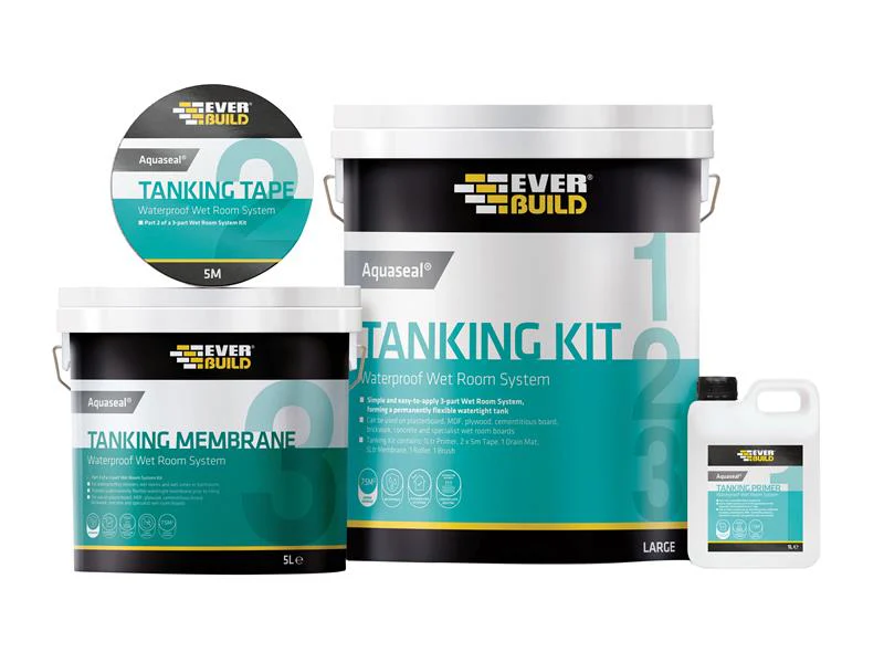 Everbuild Aquaseal Wet Room System Kit 4.5m²