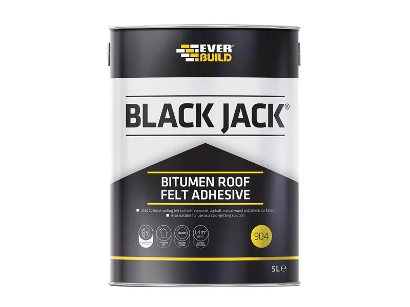 Everbuild Black Jack® 904 Bitumen Roof Felt Adhesive 5 litre - Image 2