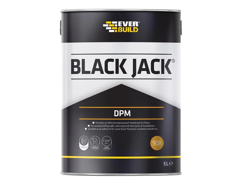 Everbuild  Black Jack® 908 D.P.M. 5 litre