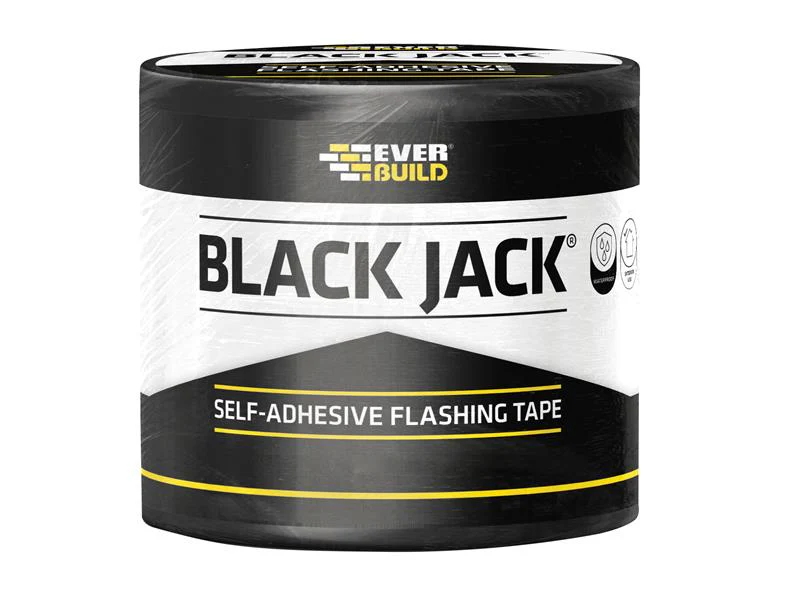 Everbuild Black Jack® Flashing Tape, DIY 150mm x 3m - Image 2