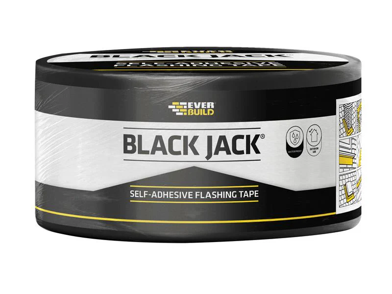 Everbuild Black Jack® Flashing Tape, Trade 150mm x 10m