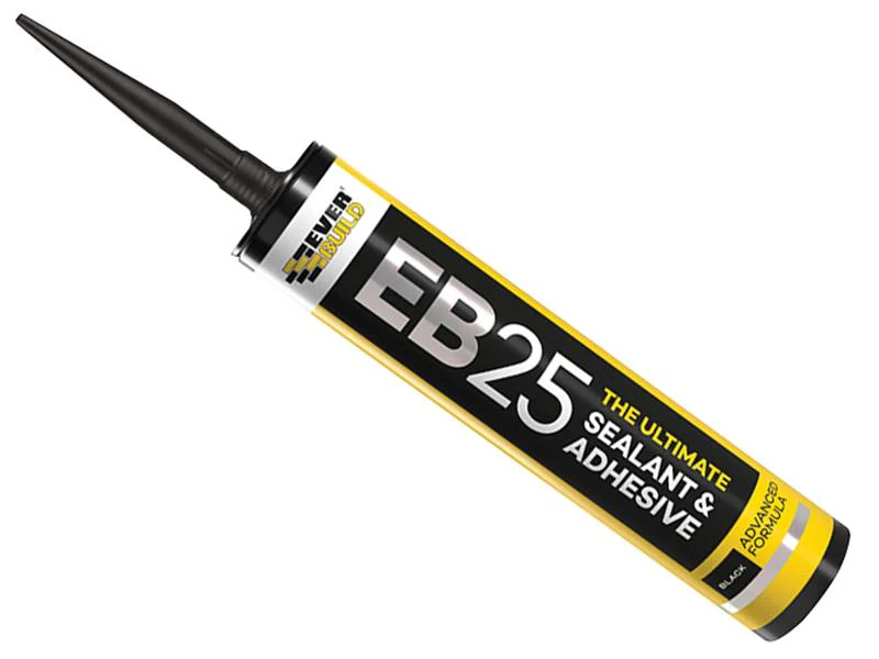 Everbuild  EB25 Hybrid Sealant Adhesive Black 300ml - Image 2