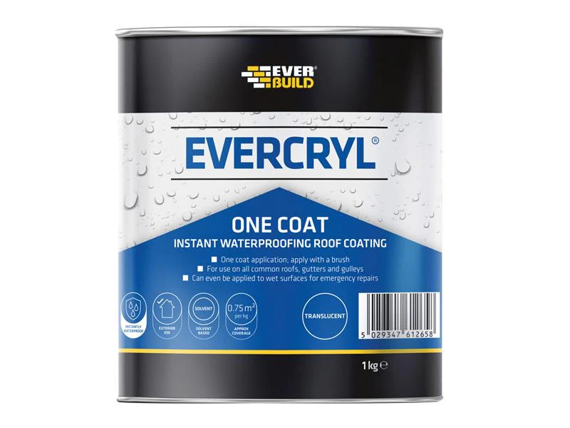 Everbuild  EVERCRYL® One Coat Clear 1kg - Image 2