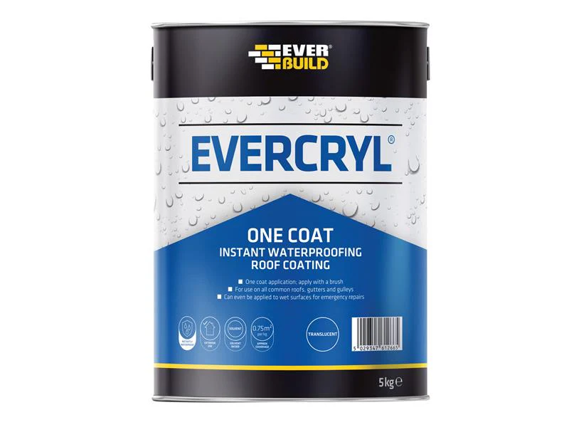 Everbuild  EVERCRYL® One Coat Clear 5kg - Image 2